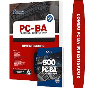 Kit Combo Apostila PC BA - Investigador de Polícia + Testes