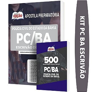 Kit Combo Apostila Concurso PC BA - Escrivão + Testes