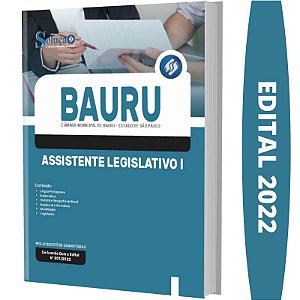 Apostila Câmara de Bauru  SP - Assistente Legislativo 1