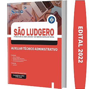 Apostila São Ludgero SC - Auxiliar Técnico Administrativo