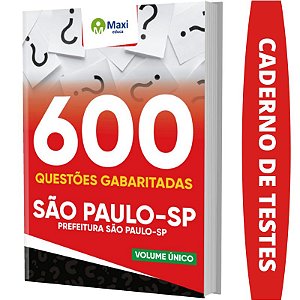 Apostila Prefeitura São Paulo SP - Caderno de Testes