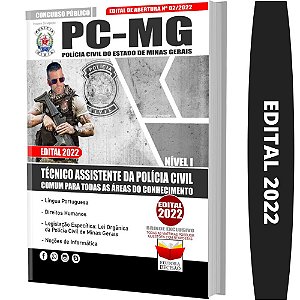 Apostila Concurso PC MG - Comum Cargos de Técnico Assistente