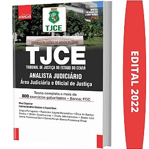 Apostila TJCE - ANALISTA JUDICIÁRIO - OFICIAL DE JUSTIÇA