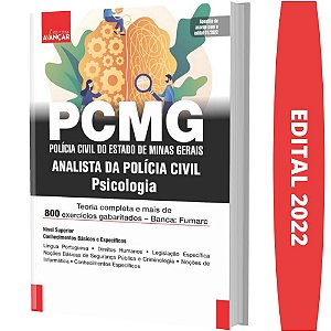 Apostila Concurso PC MG - ANALISTA - PSICOLOGIA