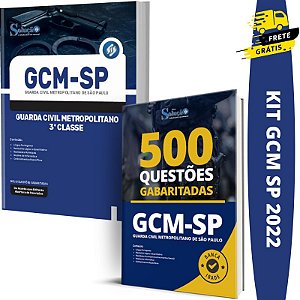 Kit Combo Apostila GCM SP - Guarda Municipal SP + Questões