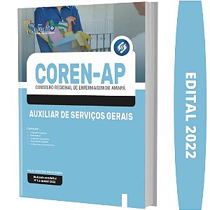 Apostila Concurso COREN AP - Auxiliar de Serviços Gerais