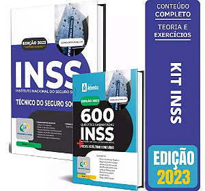 Kit Apostila Concurso INSS 2024 - Técnico + Caderno de Testes