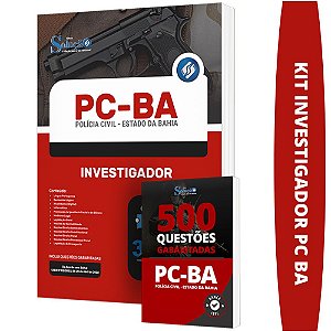 Kit Combo Apostila Pc Ba Investigador De Polícia + Questões