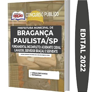 Apostila Bragança Paulista SP - Ajudante Geral Lavador