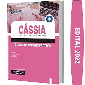 Apostila Concurso Cássia MG - Auxiliar Administrativo