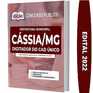 Apostila Concurso Cássia MG - Digitador do CAD Único