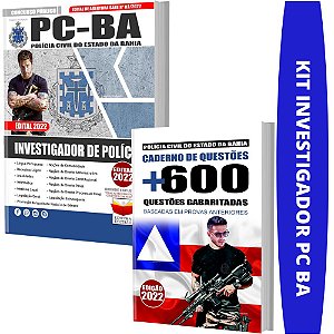 Kit Apostila Concurso PC BA - INVESTIGADOR + Questões