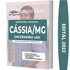 Apostila Concurso Cássia MG - Enfermeiro 40H