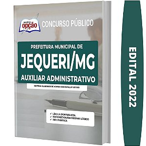Apostila Prefeitura Jequeri MG - Auxiliar Administrativo