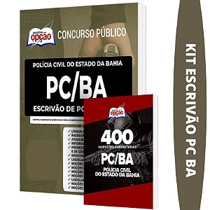 Kit Apostila Concurso PC BA - Escrivão + Questões