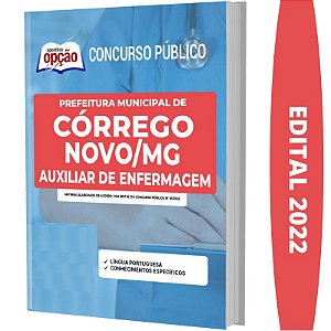 Apostila Concurso Córrego Novo MG - Auxiliar de Enfermagem