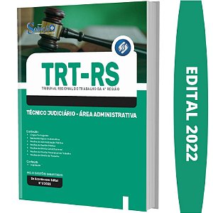 Apostila TRT RS - Técnico Judiciário - Área Administrativa