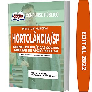 Apostila Hortolândia SP - Auxiliar de Apoio Escolar