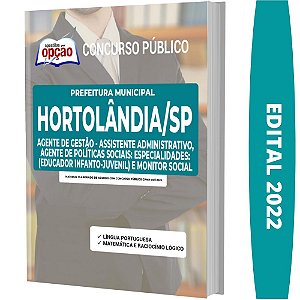 Apostila Hortolândia SP - Educador Infanto-Juvenil e Monitor