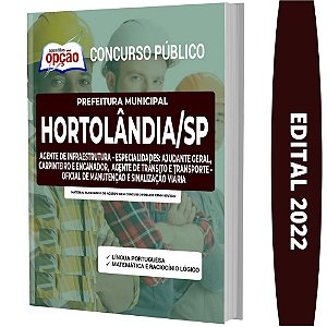 Apostila Hortolândia SP Ajudante Geral Carpinteiro Encanador