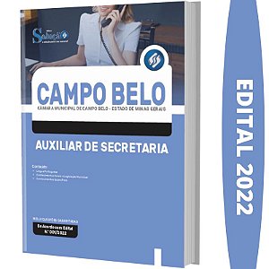 Apostila Concurso Campo Belo MG Auxiliar de Secretaria