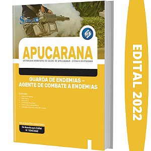 Apostila Autarquia Apucarana PR - Guarda de Endemias