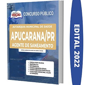 Apostila Concurso Apucarana PR - Agente de Saneamento