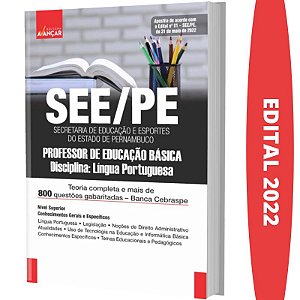 Apostila Concurso SEE PE - PROFESSOR DE LÍNGUA PORTUGUESA