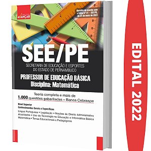 Apostila Concurso SEE PE - PROFESSOR DE MATEMÁTICA