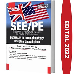 Apostila Concurso SEE PE - PROFESSOR DE LÍNGUA INGLESA