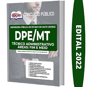 Apostila DPE MT - Técnico Administrativo - Áreas Fim e Meio