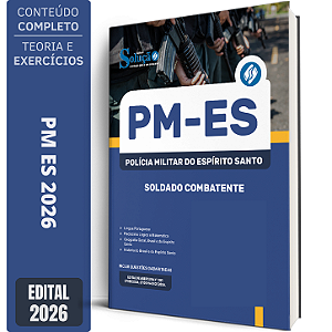 Apostila PM ES 2026 - Soldado Combatente (QPMP-C)