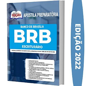 Apostila BRB - Escriturário - Banco De Brasília S.A