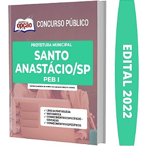 Apostila Prefeitura Santo Anastácio SP - PEB 1