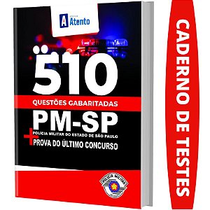 Caderno De Testes Concurso Pm Sp - Soldado