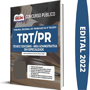 Apostila TRT PR - Técnico Administrativo Sem Especialidade