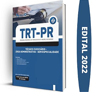 Apostila TRT PR 9 - Técnico Administrativo Sem Especialidade