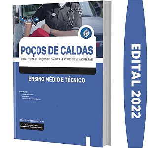 Apostila Concurso Poços de Caldas - Ensino Médio e Técnico