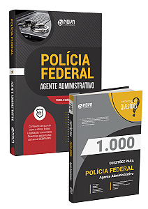 Kit Apostila Polícia Federal - Agente Administrativo + Teste