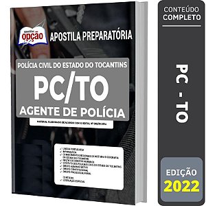 Apostila Concurso PC TO - Agente de Polícia do Tocantins