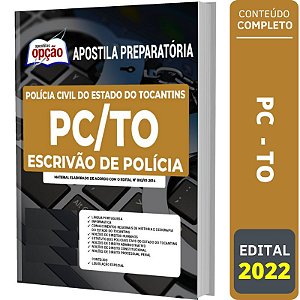 Apostila Concurso PC TO - Escrivão de Polícia do Tocantins