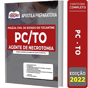 Apostila Concurso PC TO - Agente de Necrotomia do Tocantins