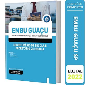 Apostila Prefeitura Embu Guaçu SP - Escriturário de Escola