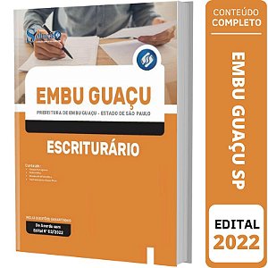 Apostila Prefeitura Embu Guaçu SP - Escriturário