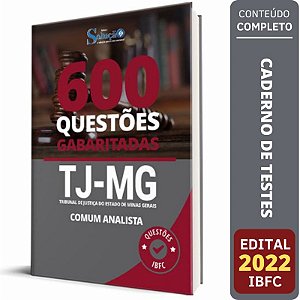 Caderno de Questões TJ MG - Comum aos Cargos de Analista