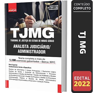 Apostila Concurso TJ MG - ANALISTA - ADMINISTRADOR