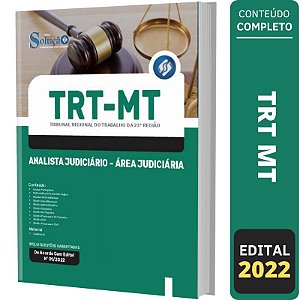 Apostila TRT MT - Analista - Área Judiciária