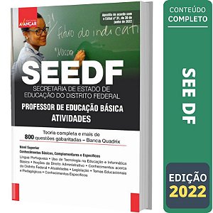 Apostila SEDF - PROFESSOR DE EDUCAÇÃO BÁSICA - ATIVIDADES