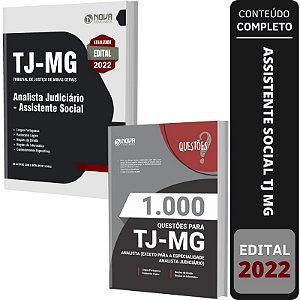 Kit Apostila TJ MG - Analista - Assistente Social + Testes