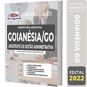 Apostila Goianésia GO Assistente de Gestão Administrativa